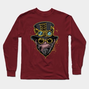 Monkey Steampunk Long Sleeve T-Shirt